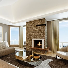 Contemporary fireplaces ANTIOPE