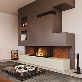 Contemporary fireplaces AMARANTE