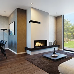 Contemporary fireplaces OOLONG