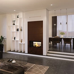 Contemporary fireplaces SAFRAN