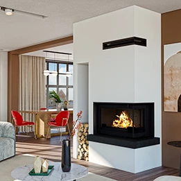 Contemporary fireplaces TOURMALINE