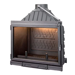 SUPER 8 cast iron firebox - single sided