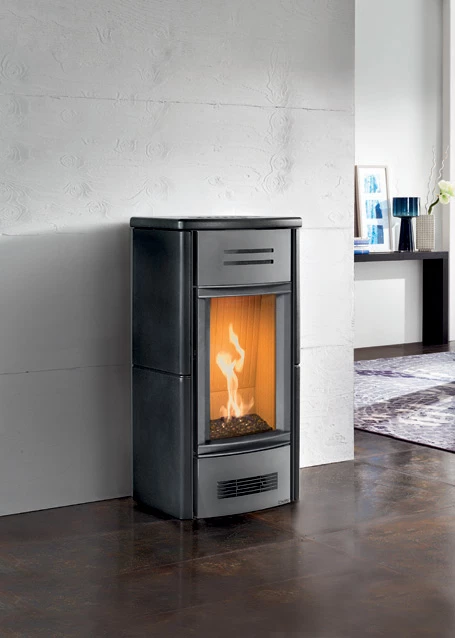 Poêle à gaz cheminée décorative anthracite 2-6 kW - La Boutique du Gaz