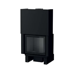 sensio FAS 80 steel fireplace - front side