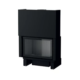 sensio FAS 100 steel fireplace - front side