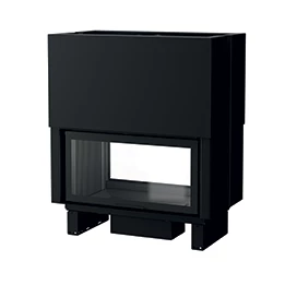 sensio FAS 120 steel fireplace - double sided