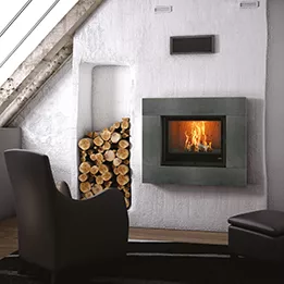 Cheminées à bois modernes et design ANTAO