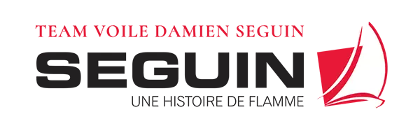 logo team voile Damien SEGUIN et Seguin Une histoire de flamme
