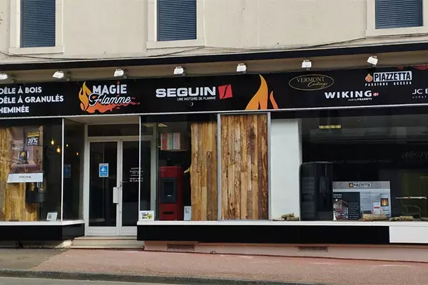 Magasin de chauffage au bois et au granulés Magie Flamme