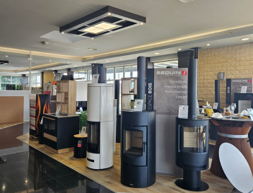 Magasin de Soliris, revendeurs de chauffage bois et granulés