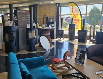 Magasin de Soliris, revendeurs de chauffage bois et granulés