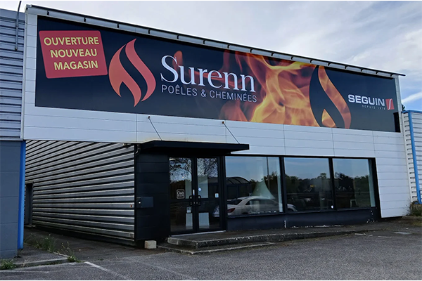 Magasin Surenn à Lanester installateur et revendeur de chauffage bois et granulés !