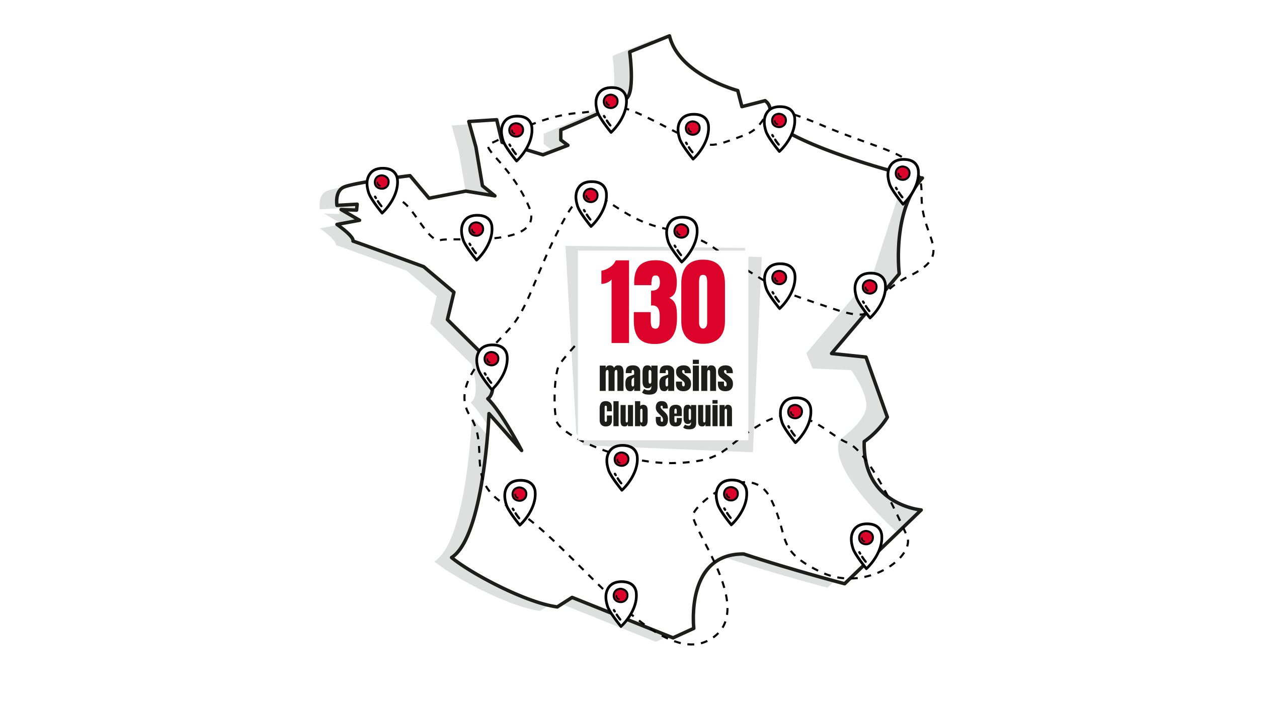 130 revendeur en france Carte de France des revendeurs SEGUIN