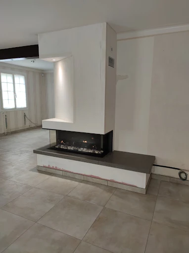 Installation d'un insert bois par Cheminées et Poêles Mignotte à Langres