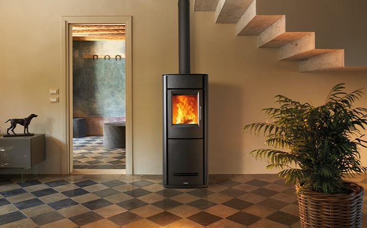 Poêle mixte 228 acier