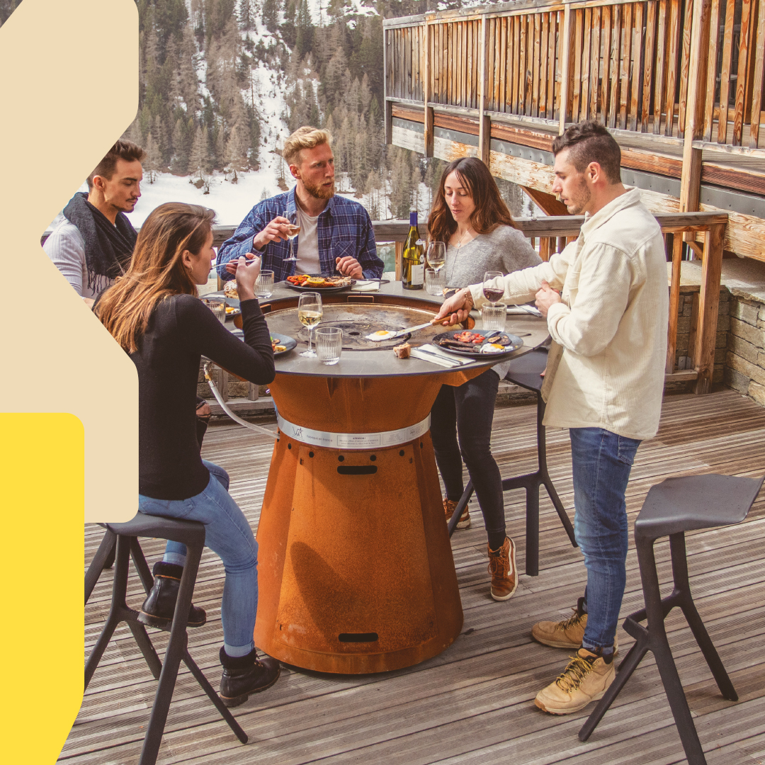 Produit outdoor VULX Table brasero plancha