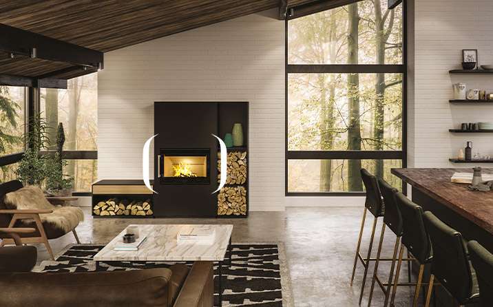 Extinguishing a fireplace fire