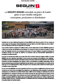 Dossier de presse Le groupe SEGUIN consolide sa place de leader