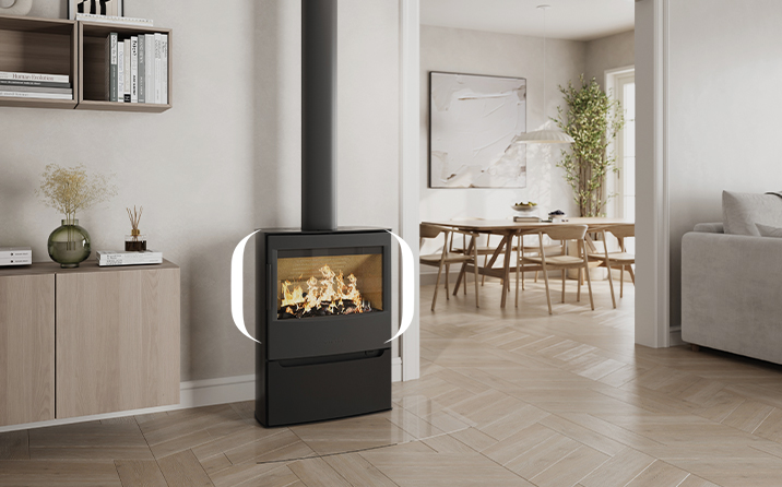 poêle à bois tendance maxi 4 de chez HWAM