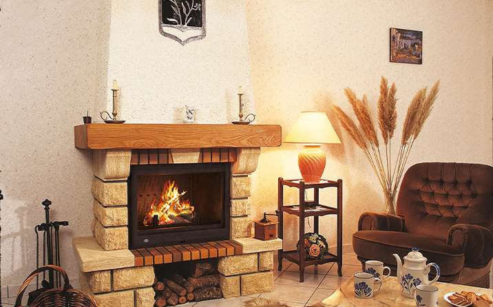 Modernising your fireplace with a wood-burning insert
