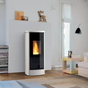 Flamme d'un poêle à granulés P230M