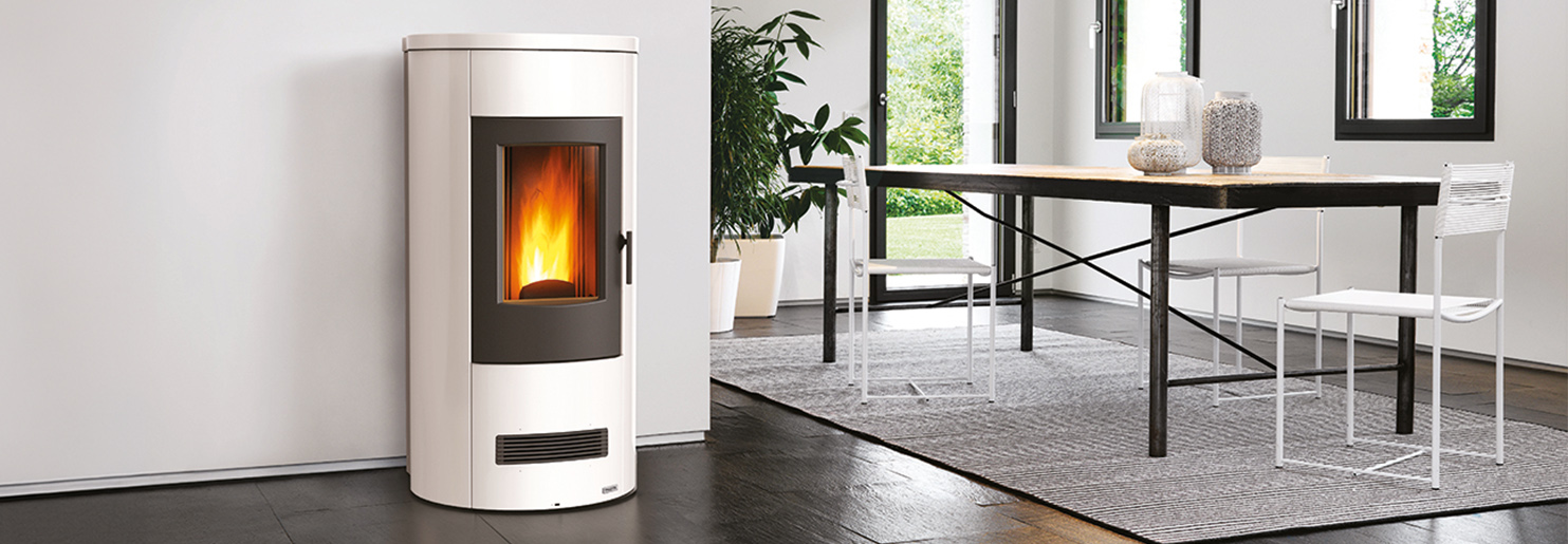 Poêle à granulés design