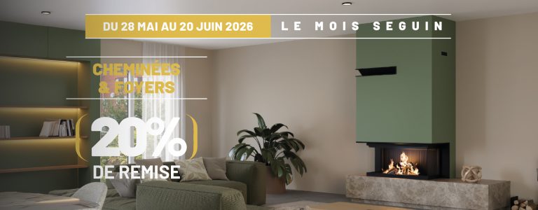 Promotion cheminées et foyers