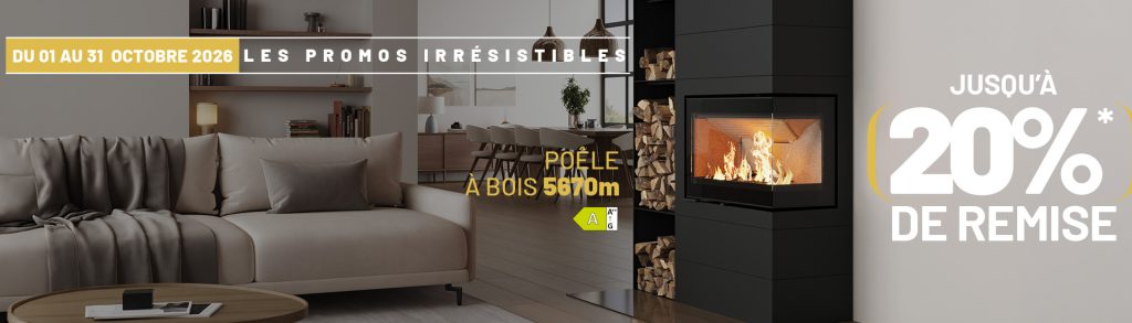 Promotion chauffage bois et granulés Les Irrésistibles 2026